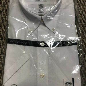 VANHEUSEN MENS DRESS SHIRT SHORT SLEEVE 15 1/2 NWT